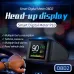 Car HUD Head-Up Display High Definition OBD2 Portable LCD Driving Display Smart Digital Meter Alarm System Speedometer Mileage Water Temperature Turbo Pressure Gauges