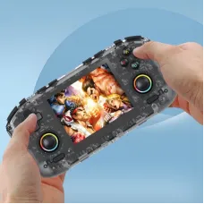 64G RK35H 20000+ Games Handheld Game Console 3.5-inch IPS Screen RK3326 Quad-Core WiFi Multiplayer 3D Joystick Game Player 4000mAh Battery Built-in Dual Horns Open Systems