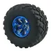 4Pcs Austar Wheel Tires Plastic Wheel Rims for 1/10 RC Crawler HSP HPI Car Parts