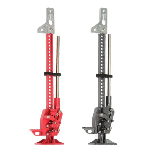 Simulation Slideable Metal Jack Lift Tool for 1/10 RC Rock Crawler Car Upgrade Parts Compatible with Traxxas TRX4 Axial SCX10 Vehicles Models Spare Parts