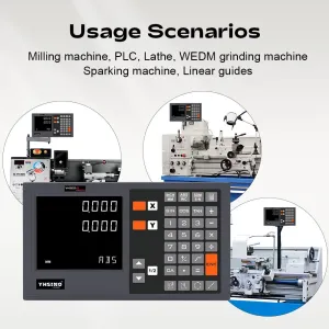 YH200 Digital Display KA300 Grating Ruler Suite High Precision NSK Bearings Compatible Milling Machine Lathe WEDM Sparking Machine Linear Guide Three Meter Cable Included