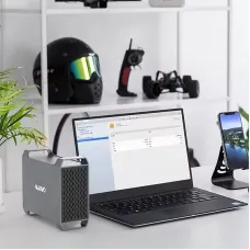 MAIWO Dual Bay 3.5-inch HDD Disk Array Hard Drive Box RAID Array Box SATA To USB 3.0 Disk External Box Four RAID Modes with Fan