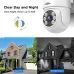 Hiseeu AHD5 5MP 1920P PTZ Home Wired Security Camera Clear Night Vision CCTV Analog TVI CVI XVI Smart Motion Detection Security Dome Wired Camera