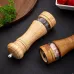 6 Inch Salt and Pepper Grinder Set Pepper Mill Hand Fresh Grind Seasoning Bottle Ceramic Core Solid Wood Pepper Grinder