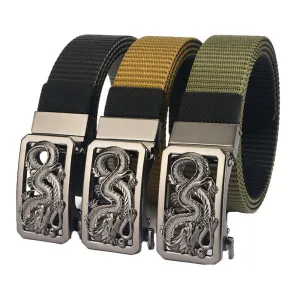 ENNI125cm Metal Buckle Tactical Belt Nylon Army Military Outdoor Casual Belt for Men Women