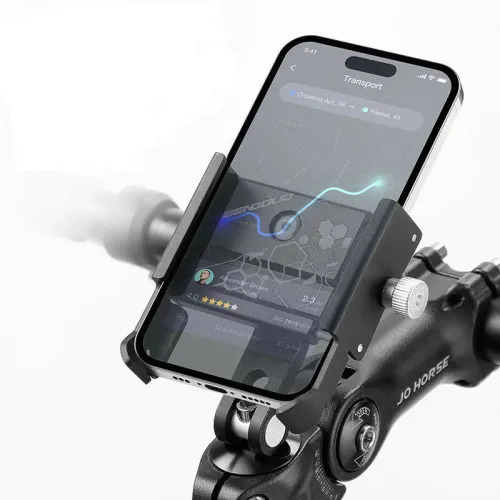 Bike Holder Aluminum Alloy 360 Adjustable Sturdy Anti-fall 0.2kg Lightweight Handlebar Holder for Motorcycle Bicycle Scooter Bracket