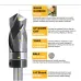 1/4 Inch 6.35mm Shank Compression Flush Trim Router Bit 1/2" Cutting Diameter Top Bearing for MDF Plywood Particle Board