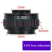 0.35X 0.5X C mount Lens Adapter Focus Adjustable Camera Installation C mount Adapter to New Type Trinocular Stereo microscope