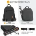 Camera Backpack Bag with Waterproof Cover Multi-Compartment Design for Camera Accessories Laptop Tripod Strap Outdoor Photography Travel