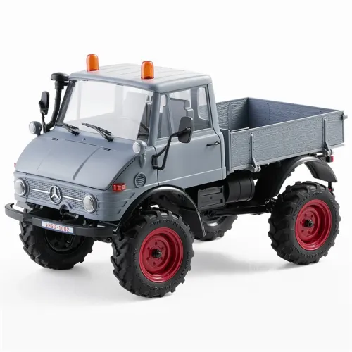 FMS FCX24 RTR Mercedes for Benz 421 Unimog 1/24 2.4G 4WD RC Car Rock Crawler Two Speed Portal Axles Off-Road Climbing Truck LED Light Full Proportional Vehicles Models Toys