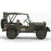 HG TRASPED HG4-58 RTR 1/14 2.4G 4WD RC Car Willys Military Truck for Jeep Off-Road Climbing LED Light Sound Winch Two Speed Metal Frame Rock Crawler Full Proportional Vehicles Models Toys
