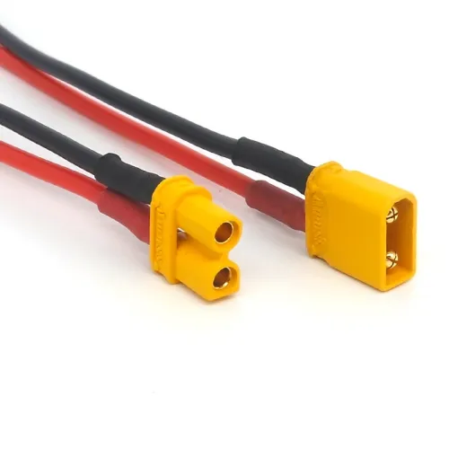 AMASS XT30U XT60H XT90H Drone Connectors with Gold-Plated Copper Contact and Soft Silicon Cable for Stable Current Flow Eco-friendly Flame-Retardant Material for Drones Hobby Toys Battery Connections