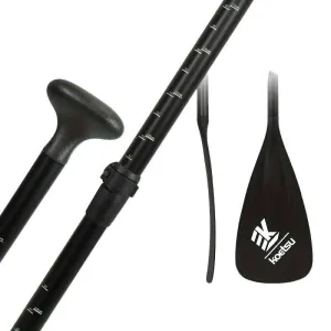 KOETS3 Sections Splicing Aluminum Alloy Nylon Paddle for Stand Up Paddle Board Surfboard, 210cm/ 82.68in Adjustable Water Paddle
