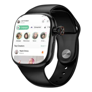 LOKMAT XH018(XH011) 4G Android Smart Watch 2.04 Inch AMOLED Display GPS WIFI Heart Rate Blood Pressure SpO2 Monitor Sleep Monitoring Multi-sport Modes Music Playback NFC Function 2MP Pull-out Camera