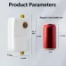 220V 5500W Instant Hot Water Heater Constant Temperature Small Household Water Heater Quick Hot Shower 24-hour Hot Water Supply