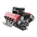 TOYAN FS-V800 AC 1/10 V8 Four-Stroke Water Cooling 28cc Nitro Engine DIY Assembly Kit Build Your Own V8 Engine That it Works Physics Experiment Science Education Toys