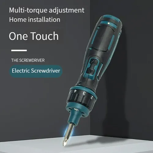 105PCS 200r/min Household Ratchet Screwdriver Cordless Electric Screwdriver 3.6V 1300mAh Li-ion Battery Rechargeable Manual Mini Drill