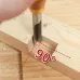 10 Inch Corner Chisel 40Cr Alloy Steel Blade Beech Wood Handle 90 Degree Square Mortise Tool for Precision Woodworking Cutting Clean Edges
