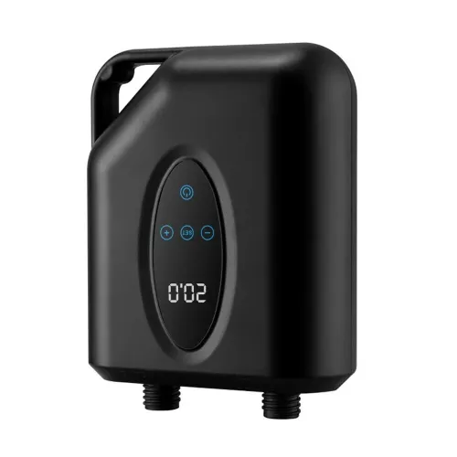 Portable Paddle Board Pump 20PSHigh Pressure Electric Air Compressor Pump Inflation & Deflation Pump with 6 Nozzles for Inflatable Boat Pool Surfboard Stand-up Paddle Board SUP