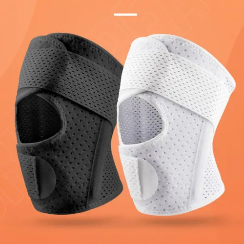 Breathable Knees Patella Protection Pad Double Elastic Compression Design Adjustable Knees Support for Fitness Body Health Recovery