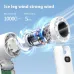 Handheld Fan Mini Fan with Digital Display 180 Folding Multi-Angle Air Supply USB Fan 3600mAh High Speed Fan