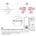 Digital Alarm Clock Wall Projection Time Temperature bluetooth Adjustment Night Light USB Power Supply Focusing Display