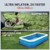 PortableOutdoor Air Pump Mini Air Mattress Pump with Display Screen USB Rechargeable Air Pump for Pool Floats Sleeping Pads Swimming Rings