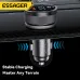 ESSAGER ES-CC26 150W 3-Port USB PD Car Charger Adapter DC+USB-A+USB-C PD3.0 QC3.0 Support PPS FCP AFC Fast Charging with Blue LED for iPhone 17 17 Pro 16 15 14 Pro Max for Xiaomi 17pro for OPPO Reno15