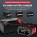 HTRC 6V 12V 24V 10A-30A Smart Repair Battery Maintainer Charger P30 Charging Charger for Car Motorcycle Boat Lead-Acid AGM Lithium LiFePo4 Battery