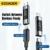 Essager ES-OTG25 30W/60W iP Male to Type-C Female / Type-C Male to iP Female Digital Display Adapter Converter for Phone Tablet for Smart Earbuds