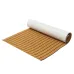 90x230cm Self-Adhesive EVA 6mm Faux Foam Teak Sheet Boat Decking