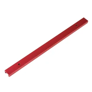 Red Aluminum Alloy 300-800mm T-track T-slot Miter Track Jig T Screw Fixture Slot 19x9.5mm For Table Saw Router Table Woodworking Tool