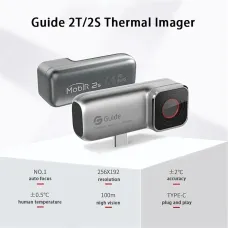 MobIR 2T Autofocus Thermal Camera 256x192 High-Resolution Infrared USB-C Compact Lightweight Real-Time Temperature Measurement for Smartphone Gray/Silver