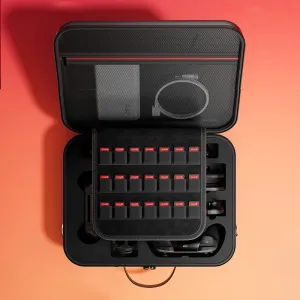 Large Carrying Bag for Switch 2 Traveling Anti-Scratch Storage Bag Game Cards Slots and Handle Game Accessories Storage Case