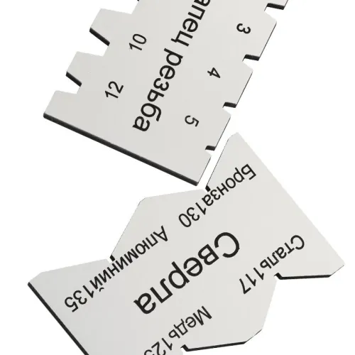 Angle Gauge Wire Cutting Stainless Iron Carbon Steel Tool Setting Template Thread Nickel Plated Carpenter Gauging Measuring Tool