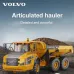 Double Eagle E591 RTR 1/20 2.4G 6WD RC Car for Volvo A40G Hauler Truck 3kg Loading LED Light Sound Full Scale Engineering Vehicle Kids Remote Controlled Articulated Dump Truck Toys for Boys Christmas Gifts
