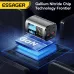 [GaN Tech] ESSAGER ES-CD35 67W 4-Port USB PD Charger 2USB-A+2USB-C PD3.0 QC4.0 AFC FCP SCP PPS BC1.2 DCP Apple2.4A Fast Charging Wall Charger Adapter EU Plug US Plug with 1M C8 Power Cable