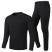TENGOO HD-02B Heating Underwear Pant Set Fleece Lined Thermal Long Sleeves Trousers Men Women Heated Suit USB Electric Thermal Underwear for Winter