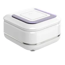 Tevorex Ultrasonic Retainer Cleaner Dental Cleaning Machine with UV Light 304 Stainless Steel Cleaner for Dentures Aligners Braces Mouth Guards Jewelry