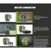 LFINE 4D 16 Line Green Laser Level Class II 515nm Self-Leveling 1mm at 7m 30M Range 1200mAh Batteries Multi-Purpose Tripod