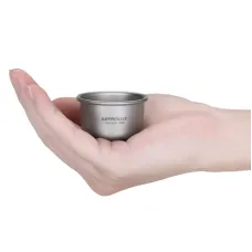 Astrolux Ti-C1 Titanium Cup Titanium Tea Cup Outdoor Camping Tableware Drinking Mug Picnic Daily Drinkware Home Use Outdoor Backpacking Hiking