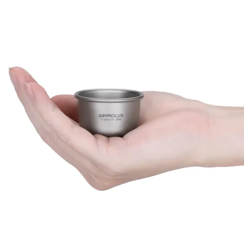 Astrolux Ti-C1 Titanium Cup Titanium Tea Cup Outdoor Camping Tableware Drinking Mug Picnic Daily Drinkware Home Use Outdoor Backpacking Hiking