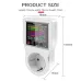 WIFI Digital Wattmeter EU Plug 220V AC Power Meter Electricy consumption Energy Meter Power Kilowatt Wattage Electricity Meter