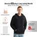 Winter Hooded Electric Heating Sweatshirt Heated Clothes for Men USB Heating Sweatshirt Warm Motorcycle Outdoor Clothing M/L/XL/XXL/XXXL/4XL