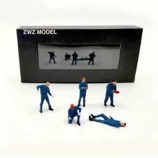 ZWZ Model 1/64 RC Car Parts Miniature Models Of Auto Repair Shop Tools 3D Printing Resin Decoration