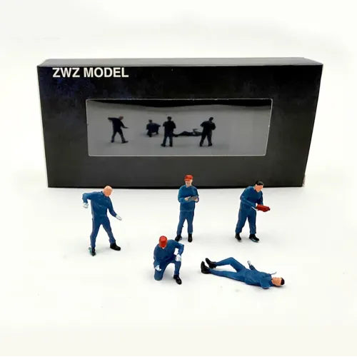 ZWZ Model 1/64 RC Car Parts Miniature Models Of Auto Repair Shop Tools 3D Printing Resin Decoration