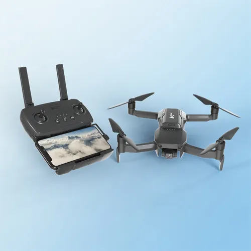 Hubsan BlackHawk3 GPS 16KM FPV Built-in 4G with 4K 48MP HD Camera 1080P 30fps HDR Video 3-axis Gimbal 53mins Flight Time Super Night View Blockbuster Mode Brushless Foldable RC Drone Quadcopter RTF 2 Batteries Combo