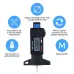 ETOPOO Digital Car Tyre Tire Tread Depth Gauge Meter Auto Tire Wear Detection Measuring Tool Caliper Thickness Gauges Monitoring System