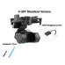 XF C-20T Camera Gimbal, 19mm Mount for DJI O3 Unit / WalkSnail Moonlight Avatar, Anti-Vibration Design Fixed-Wing FPV Racing Drones