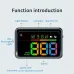 Car HUD Head-up Display GPS Multi-function Speedometer HD Instrument Display Over-speed Warning for All Vehicle